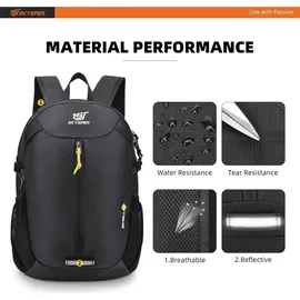 luxuskollektion Faltbarer Rucksack 20 l schwarz