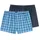 SCHIESSER »Web-Boxershorts 2er Pack blau