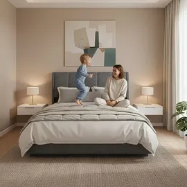 [en.casa] Tröstiar 140 x 200 cm Anthrazit