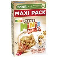 Nestlé CINI MINIS Churros Frühstücks-Cerealien mit 42% Vollkorn-Anteil, 1er Pack (1 x 600g)