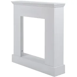 Mobili Rebecca Rebecca Mobili Rahmen Dekoration Kamin Holz 98 x 93 x 23 cm Weiß