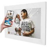 Denver Frameo PFF-1026 weiss 25,7 cm (10,1 Zoll) Bilderrahmen (16GB Speicher, 1280 x 800 Pixel, 16:10 Seitenverhältnis)