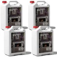 DTPSOFT 5 Liter Bioethanol Premium 100% für Kamin LAVENDELDUFT