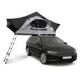 Juskys Autodachzelt Lago 120 x 210 cm Schwarz / Grau