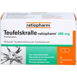 Ratiopharm Teufelskralle-ratiopharm Filmtabletten