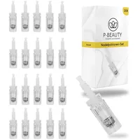 P-Beauty | Bajonett Nadelpatronen | Ersatz Nadelpatronen für Auto Derma Elektrik Pen | Microneedling | Bajonett Verschluss | für Dermapen Geräte mit Bajonett Port | 20 Stück | 12-Pins