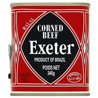 Exeter Halal Corned Beef (340g) - Packung mit 6