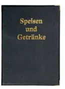 Sigel Speisekarten-Mappe mit Goldprägung SM101 , für A5