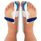 Novamed Hallux Valgus Zehenspreizer - 2er Pack - Zehentrenner - Nachtschienen - Tag & Nacht Korrektur - Hallux Valgus Schiene - Universalgröße