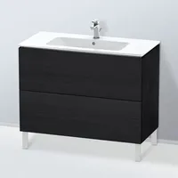 Duravit Waschtischunterschrank L-Cube 102x48,1cm, Ei sw, 2 Auszüge, stehend