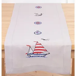 Stickläufer "Segelschiff"