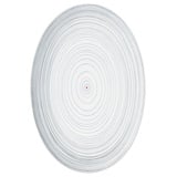 Rosenthal Servierplatte TAC Gropius Stripes 2.0 Platte 38 cm, Porzellan, (Platte), Platten grau