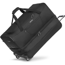 Redolz Duffle Essentials XL EXP. 2 Rollen Reisetasche L 70 cm, mit Dehnfalte black2