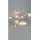 GLOBO LED Lichterkette Metall 2 m Klar