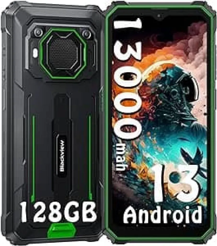 Blackview BV6200Pro Green Rugged Smartphone, Outdoorhandy mit 8 GB RAM und 128 GB Speicher