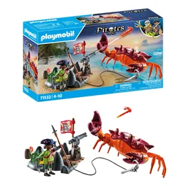Playmobil Pirates Kampf gegen die Riesenkrabbe 71532