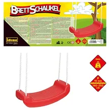 IDENA Einzelschaukel Brettschaukel 42 x 18 cm Rot