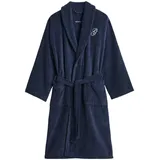 GANT Bademantel EMBROIDERY ROBE Dunkelblau L