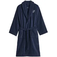 GANT Bademantel EMBROIDERY ROBE Dunkelblau L