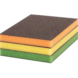 Bosch Schleifschwamm Expert Flex Schleifpad S473 Medium/Fine/Superfine Set 3tlg.