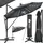 tillvex Premium Alu Sonnenschirm 330 x 330 cm Anthrazit
