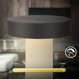 Briloner LED Tischlampe Altweiß-Anthrazit