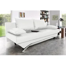 Jockenhöfer GRUPPE "Nancy", 190x81x81 cm Kunstleder SOFTLUX weiß (altweiß), (61589755-0)