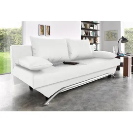 Jockenhöfer GRUPPE "Nancy", 190x81x81 cm Kunstleder SOFTLUX weiß (altweiß), (61589755-0)