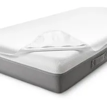 sleezzz Vital wasserdichter Molton Matratzenschutz 90 x 190 cm weiß