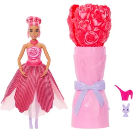 Barbie Petal Pop Puppe im Rosenkleid (JMF59)