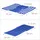 Relaxdays Faltbrett 2. Generation Wäschefalter XXL T-Shirt Falthilfe 60x70cm Blau