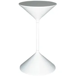 Zanotta - Tempo Beistelltisch H 50 cm, weiß