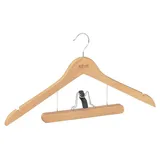 Holzkleiderbügel mit Hosenbügel Five® - Braun - Braun