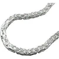 GALLAY Kette 5x5mm Königskette vierkant glänzend Silber 925 70cm