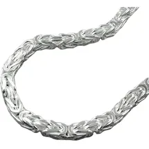GALLAY Kette 5x5mm Königskette vierkant glänzend Silber 925 70cm