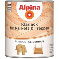 Alpina Klarlack für Parkett & Treppen 2 Liter seidenmatt