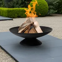 Feuerstelle Feuerkorb Terrassenofen Balkon Terrasse  Terrassenfeuer schwarz Neu