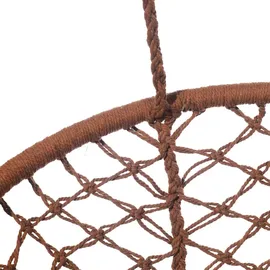 Mobili Rebecca Hängesessel, Braun, Textil, 130x150x70 cm, Gartenmöbel, Hängematten