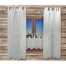 HOSSNER - ART OF HOME DECO Vorhang »Ortler«, (1 St.) HOSSNER - ART OF HOME DECO weiß 180 cm
