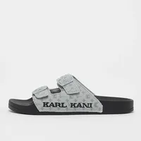 Karl Kani Street Slide PRM Herren Schlappen & Sandalen grau Größe 45 Schuhe