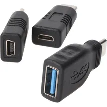 Heitech USB-C Adapter 3 m Schwarz