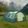 CampFeuer Tunnelzelt Multi blau/sand