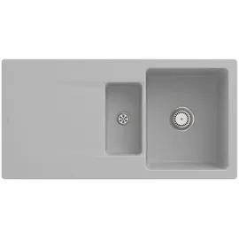 Villeroy & Boch Siluet 60 R rechts Einbauspüle keramik steam Handbetätigung 1000 x 510 mm