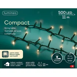 Kaemingk Lumineo LED Lichterkette Compact 500 Lichter warmweiß