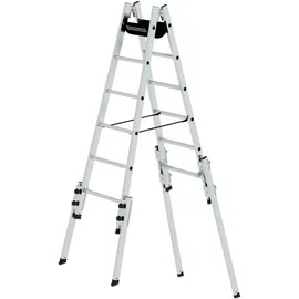 Günzburger Aluminium-Stehleiter 2 x 6 Sprossen (33512)