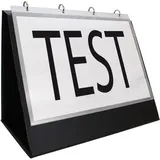 TimeTex Tisch-Flipchart, A4 quer, 4-Ring-Mechanik