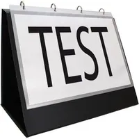 TimeTex Tisch-Flipchart, A4 quer, 4-Ring-Mechanik