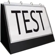 TimeTex Tisch-Flipchart, A4 quer, 4-Ring-Mechanik