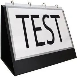 TimeTex Tisch-Flipchart, A4 quer, 4-Ring-Mechanik