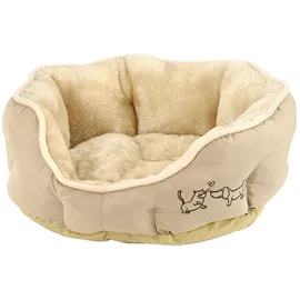 dehner lieblinge Hundebett Sammy 57 x 52 x 14 cm beige